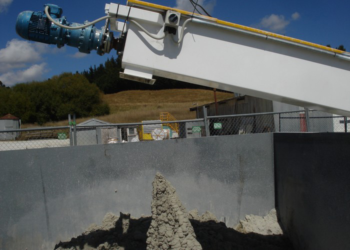 無軸螺旋輸送機(jī)現(xiàn)場(chǎng)