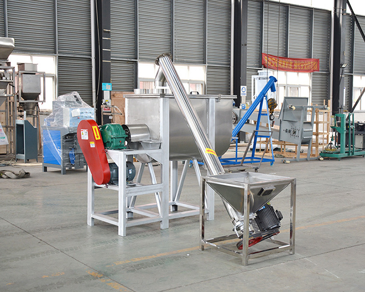 螺旋軸與吊、頭、尾軸承嵌入連接